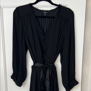 Simply Vera Vera Wang Black Long Sleeve Dress